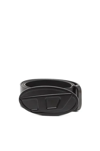 b-1dr 2.0 Ceinture en cuir 4 cm avec plaque ovale D