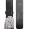 b-1dr 2.0 Ceinture en cuir 4 cm avec plaque ovale D