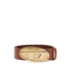 b-1dr 2.0 Ceinture en cuir de 4 cm avec plaque ovale en D