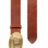 b-1dr 2.0 Ceinture en cuir de 4 cm avec plaque ovale en D