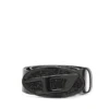 b-1dr 2.0 full rocks Ceinture en cuir 4 cm avec boucle ovale D en strass
