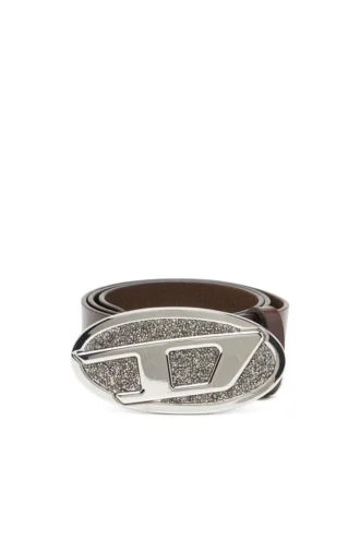 b-1dr 2.0 full rocks Ceinture en cuir 4 cm avec boucle ovale D en strass