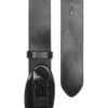 b-1dr 2.0 full rocks Ceinture en cuir 4 cm avec boucle ovale D en strass