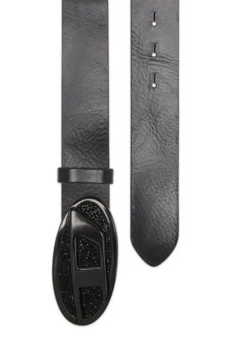 b-1dr 2.0 full rocks Ceinture en cuir 4 cm avec boucle ovale D en strass