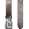 b-1dr 2.0 full rocks Ceinture en cuir 4 cm avec boucle ovale D en strass