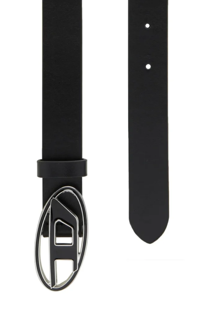b-1dr Ceinture en cuir 25 2,4 cm avec boucle émaillée