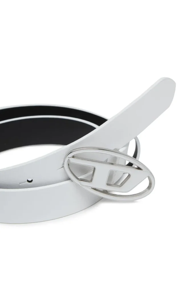 b-1dr Ceinture en cuir 25 2,4 cm avec boucle émaillée