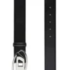 b-1dr Ceinture en cuir 4 cm avec boucle Oval D