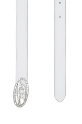 b-1dr strass 20 Ceinture fine en cuir 1,9 cm avec boucle en cristal