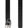 b-1dr strass 4 cm Ceinture en cuir avec boucle en cristal