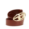 b-1dr w Ceinture en cuir de 4 cm avec boucle ovale en D