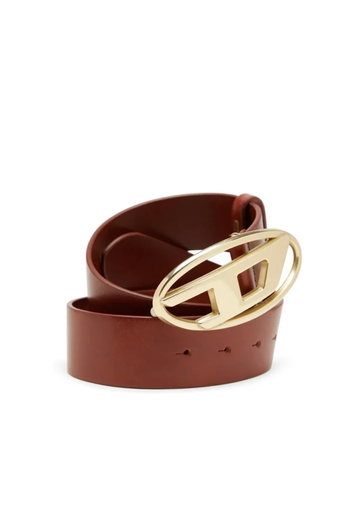 b-1dr w Ceinture en cuir de 4 cm avec boucle ovale en D