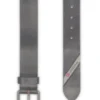 b-flag Ceinture en cuir de 4 cm avec logo drapeau sur la cinquième poche