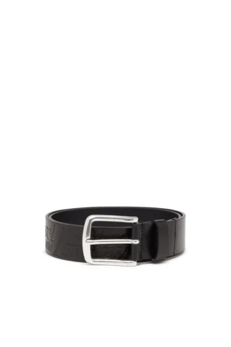 b-flag-d Ceinture en cuir 4 cm avec logo gravé