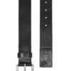 b-flag-d Ceinture en cuir 4 cm avec logo gravé