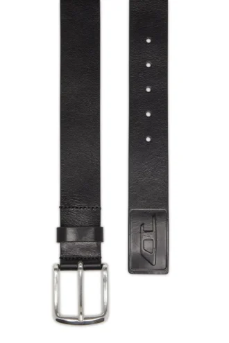 b-flag-d Ceinture en cuir 4 cm avec logo gravé