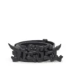 b-graffiti Ceinture en cuir pull-up de 3,5 cm avec boucle graffiti