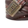 b-metal biscotto Ceinture en cuir 4 cm avec plaque logo