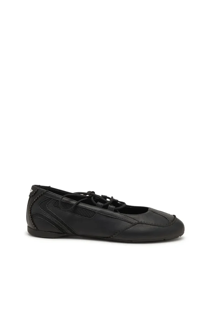 Ballerines à lacets D-Mile Ballerines à lacets D-Mile en cuir et mesh