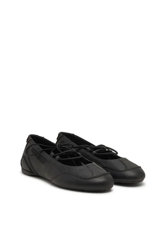 Ballerines à lacets D-Mile Ballerines à lacets D-Mile en cuir et mesh