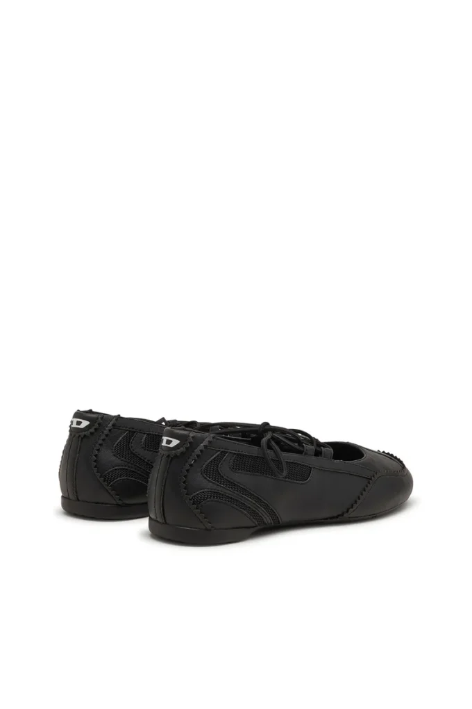 Ballerines à lacets D-Mile Ballerines à lacets D-Mile en cuir et mesh