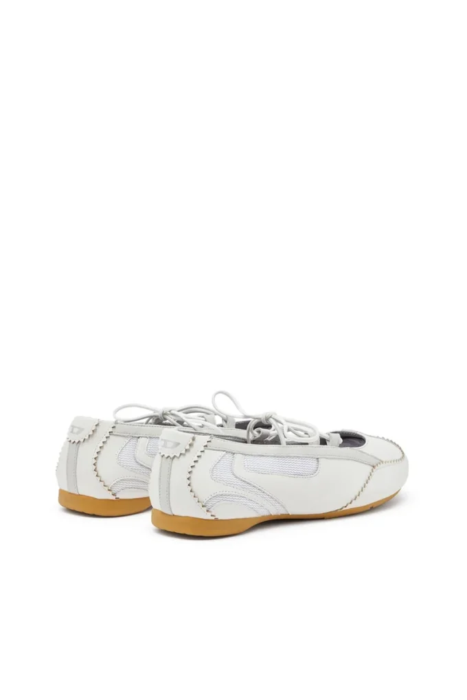 Ballerines à lacets D-Mile Ballerines à lacets D-Mile en cuir et mesh