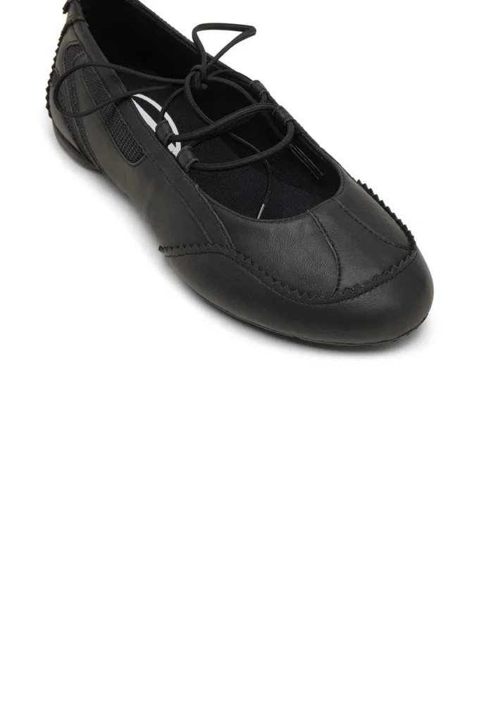 Ballerines à lacets D-Mile Ballerines à lacets D-Mile en cuir et mesh