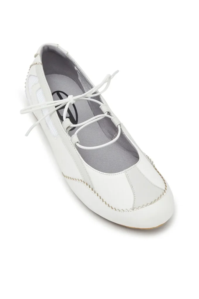 Ballerines à lacets D-Mile Ballerines à lacets D-Mile en cuir et mesh