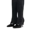 Bottes torsadées D-Venus Bottes au genou D-Venus-Stiletto avec effet trompe-l&rsquo;œil jean