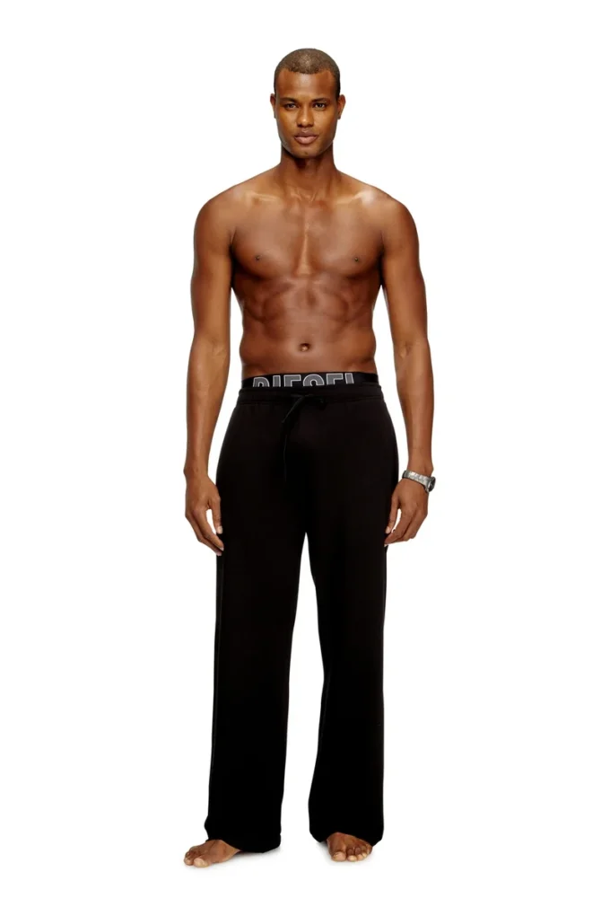 bradley-d-pop Pantalon de détente en coton éponge avec logo sur la taille