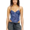 bridget-dnm Body en maille effet denim