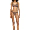bunchy-utlt Bas de bikini camouflage avec logo découpé