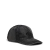 c-enic Casquette en denim avec détails effilochés et logo brodé
