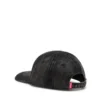 c-enic Casquette en denim avec détails effilochés et logo brodé
