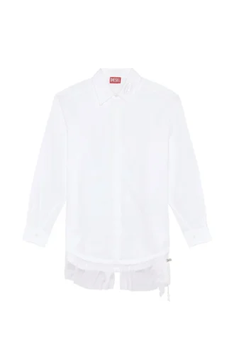c-entel Robe chemise à volants