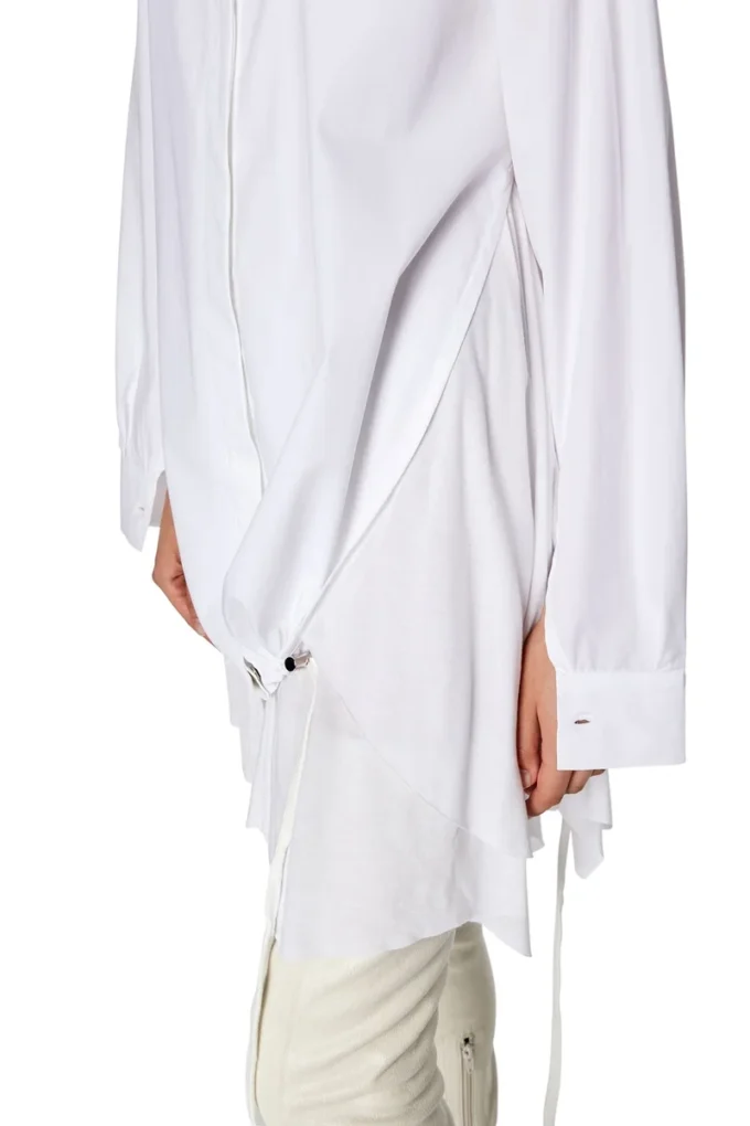 c-entel Robe chemise à volants