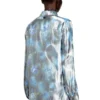c-ronor-s2 Chemise métallisée avec imprimé roses floues