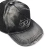 c-seymon-black Casquette de baseball en denim délavé