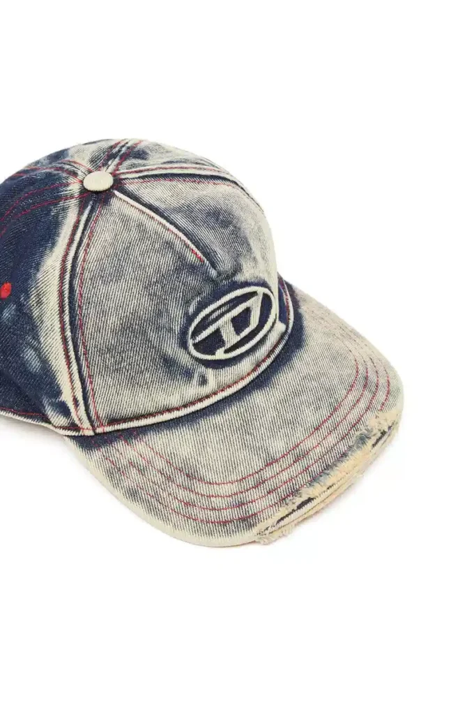 c-seymon Casquette de baseball en denim traité