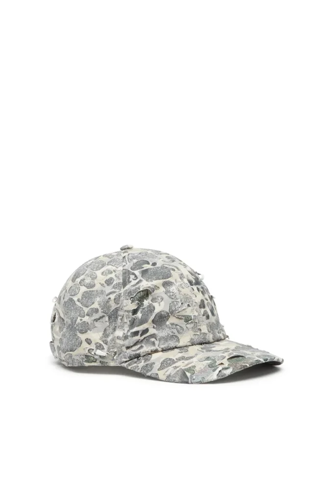 c-steven Casquette de baseball camouflage avec finition délavée