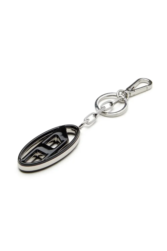 cage-d layer Métal et résine Oval D porte-clés