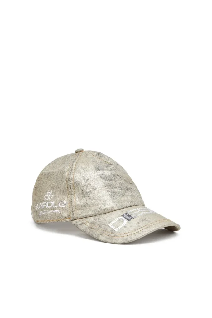 Casquette dile_luna Casquette de baseball en denim métallisé