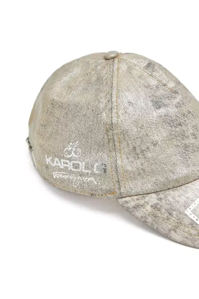 Casquette dile_luna Casquette de baseball en denim métallisé