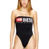 cecilia-d-core Maillot de bain sans bretelles avec logo Diesel Denim Division