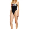 cecilia-d-core Maillot de bain sans bretelles avec logo Diesel Denim Division
