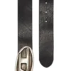 Ceinture b-double d 4 cm avec boucle ovale en D