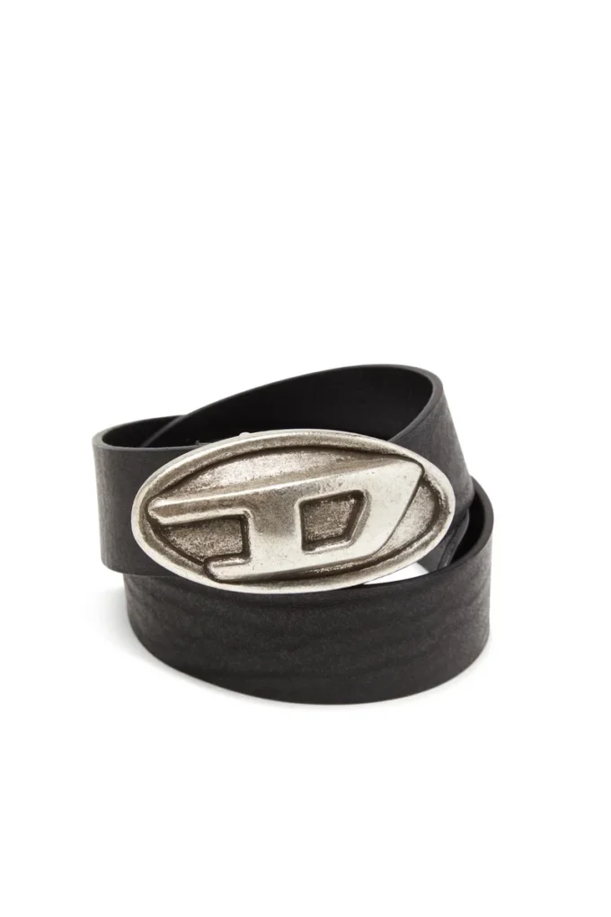 Ceinture b-double d 4 cm avec boucle ovale en D