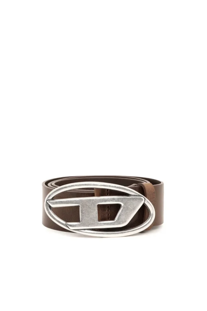 Ceinture en cuir 3,9 cm avec boucle D