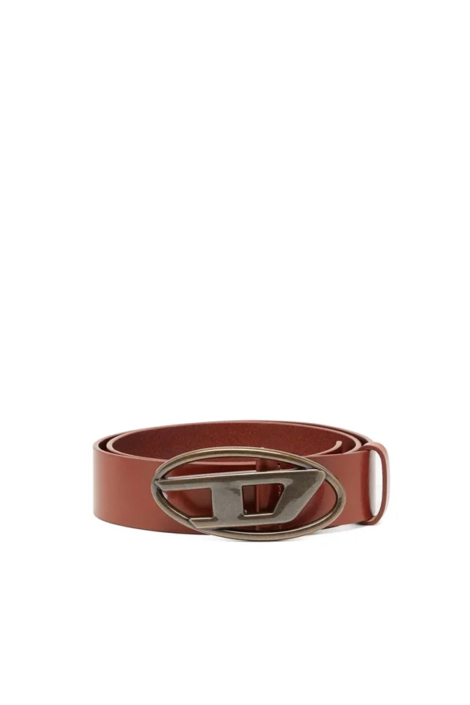 Ceinture en cuir 3,9 cm avec boucle D