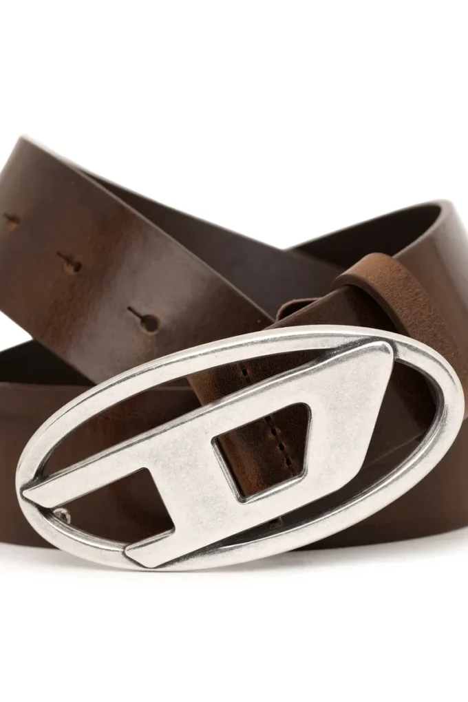Ceinture en cuir 3,9 cm avec boucle D